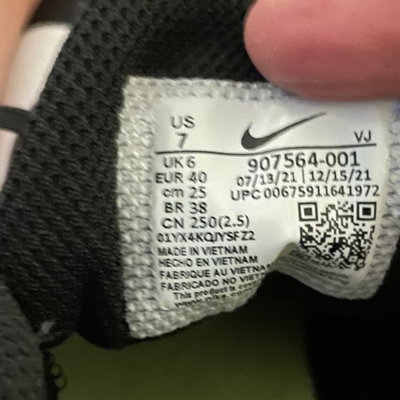 Womens Mens Black Nike Zoom Rival 5 7/7.5 - Picture 7 of 7